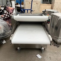 Machines à nouilles électriques en acier inoxydable robustes, moteur automatique, pétrissage de la pâte, pressage de la pâte, équipement de pressage de feuilles de pâte, 500 kg/h