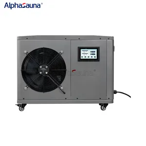 Alphasauna Wi-Fi Control Cold Plunge Water Chiller Avec Ozone Water Chiller 1/2 hp Water Cooled Modul Chiller Optional