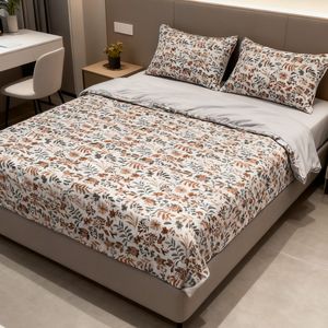 Nouveauté : Tissu de drap de lit en microfibre brossée 100 % polyester, textiles de maison, toucher coton, rouleaux de tissus imprimés pour draps - Product Image 4