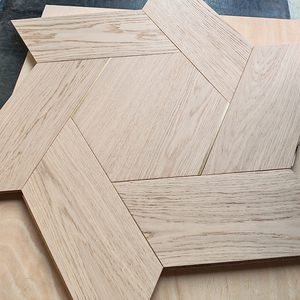 Suelo de Parqué Hexagonal de Nogal Negro Multicapa de 20 mm, Grado AB EN717-1, Acabado Brillante, Madera Natural, para Lavandería - Product Image 2