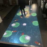 Juegos de Navidad Interactivos con Proyector de Piso Infrarrojo de Buena Calidad Directamente de Fábrica, el Mejor Software de Mapeo de Proyección Gratuito