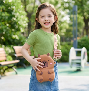 Borsa a Tracolla in Silicone <span class=keywords><strong>per</strong></span> Bambine dell'<span class=keywords><strong>Asilo</strong></span>, Design Ultraleggero e Resistente all'Usura con Separazione Asciutto/Bagnato - Product Image 2