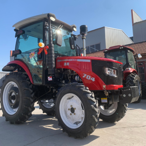 Tractores de alta relación calidad-precio fabricados en China – 70HP, 80HP, 90HP, 4WD con cabina y toma de fuerza, ideales para aplicaciones agrícolas y en huertos. - Product Image 2