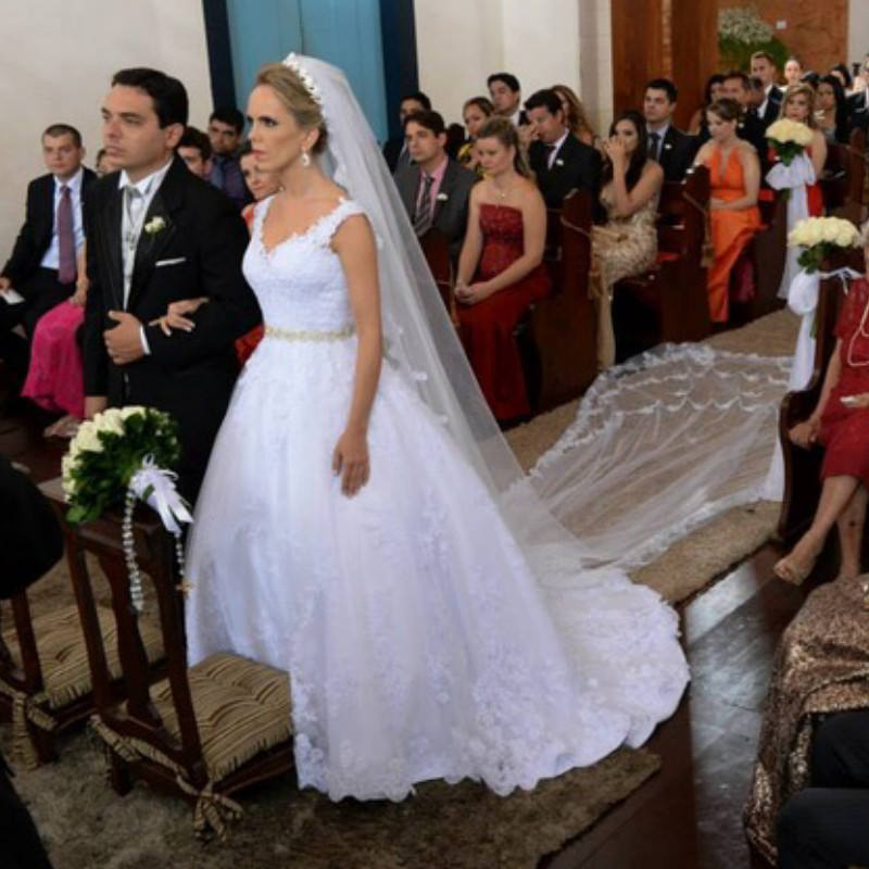 FA150 Vintage Robe De Mariage Brazil Ball Gown Wedding Dresses