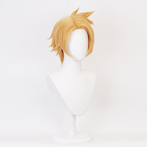 บทบาทของ Kaminari Denki วิกคอสเพลย์สำหรับวันฮาโลวีน Ainizi สังเคราะห์สั้นเหลือง <span class=keywords><strong>My</strong></span> <span class=keywords><strong>Hero</strong></span> <span class=keywords><strong>Academia</strong></span> Series - Product Image 4