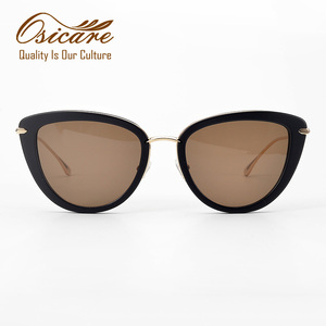 <span class=keywords><strong>Gafas</strong></span> de Sol de Lujo de Alta Calidad, Marca de Moda, Estilo Ojo de Gato, Polarizadas, Premium, de Acetato para Mujer - Product Image 1