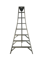 Trípode de aluminio de 1,5mm, 2,0mm, 2,5mm de espesor, escalera de frutas, granja, treestand, cosechadora, escalera antideslizante, escalera plegable