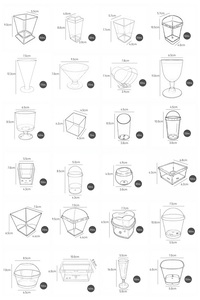 Contenitori Monouso Junpai in PS per <span class=keywords><strong>Pizza</strong></span> e Dolci, Parete Singola 100ml Senza Stampa - Product Image 6