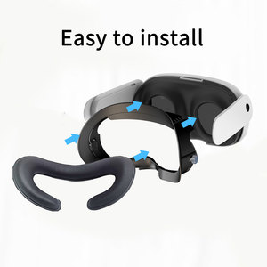 Rangka masker braket wajah pengganti casing penutup Set kepala busa tunggal untuk Meta Quest 3 2 1 Vrk44 Laudtec - Product Image 2
