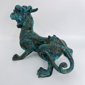 Artistico Pi Xiu figurina altare spirituale decorazione Anti male talismano regalo bronzo per Feng Shui - Product Image 1