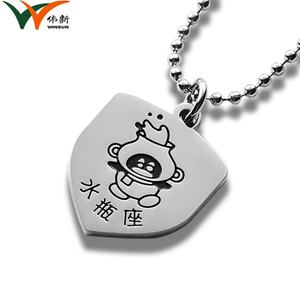 Collar de Placa de Identificación Personalizada con Constelación Metálica Xvideos - Product Image 4