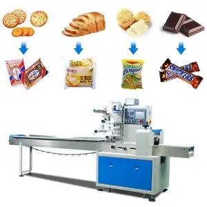 Machine de conditionnement automatique de paquet d'écoulement de bonbons d'enveloppe de bonne vente