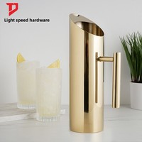 Pot à eau créatif en acier inoxydable avec poignée pour utilisation en KTV et bar, grande capacité 2L/1.5L/1.2L, bouilloire à eau froide pour barman
