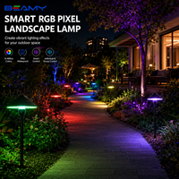 Lumières LED RGB à pixels pour Noël et Halloween, programmables, basse tension, étanches, pour extérieur, jardin, paysage, éclairage décoratif
