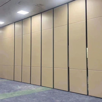 Mur pliable fonctionnel Airwall coulissant acoustique divisant la cloison de séparation pliante mobile pour l'auditorium d'église de bureau