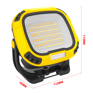 Sáng chim 3800 lumens siêu sáng đa chức năng xách tay <span class=keywords><strong>LED</strong></span> làm việc ánh sáng có thể sạc lại kiểm tra ánh sáng màu đỏ ánh sáng khẩn cấp - Product Image 2