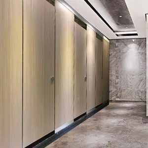 HPL cpmpact waterproof toilet cubicle system/ cheap toilet partitions /shopping mall compact laminate toilet partition