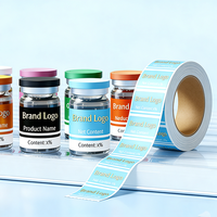 Autocollants en vinyle adhésifs résistants à la chaleur, imperméables, avec logo personnalisé, code-barres, forte adhérence, étiquettes pour emballages de flacons de 3 ml, estampage à chaud
