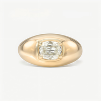 Bague de mariage en argent sterling 925 avec moissanite certifiée GRA, sertie clos, D VVS, formes multiples