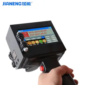 Jianeng מפעל מחיר תרמית הזרקת דיו 2.5 נייד קידוד מכונה כף יד הזרקת דיו מדפסת תאריך ייצור מכונת דפוס