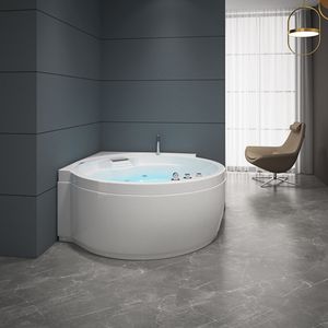 <span class=keywords><strong>Baignoire</strong></span> autoportante pour 1 personne avec massage, LED, robinet et <span class=keywords><strong>jacuzzi</strong></span> - Product Image 5