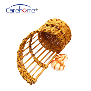 ตะกร้าขนมปังพลาสติก PP สีน้ำตาลอ่อนอเนกประสงค์เป็นมิตรกับสิ่งแวดล้อม D28 * 58ซม. สำหรับ<span class=keywords><strong>ร้าน</strong></span>ทำขนมปัง - Product Image 4