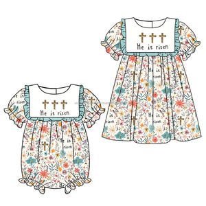 Preventa MOQ 5, Ropa Infantil de Verano con Estampado de Flores de Fresa, Moda para Niñas, Precio de Fábrica al por Mayor - Product Image 5