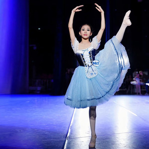 Vestido de Ballet sin Mangas de Seda para Niñas, Variaciones de Cereza de la Condesa, Pas de Deux, Traje de Cereza para Actuación Escénica - Product Image 2