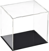 Boîte de présentation en acrylique transparente moderne et écologique, sur mesure, pour figurines d'action, objets de collection et exposition