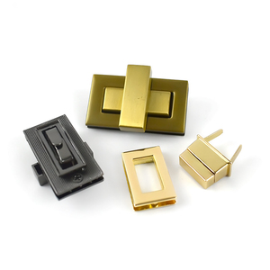 MeeTee BF616 Túi Phụ Kiện Phần Cứng Hình Chữ Nhật Ví Đóng Cửa Xoay Khóa Vuông <span class=keywords><strong>Clasp</strong></span> Twist Khóa Cho Túi Xách Ly Hợp Khóa Khóa Khóa - Product Image 6