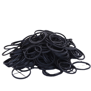 Vyr काले उच्च लोचदार छोटे प्राकृतिक रबर रंग की अंगूठी मिनी रबर बैंड - Product Image 1