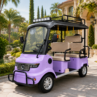 Scooter électrique à 4 roues SumEV 60V 20AH avec auvent pare-soleil, certifié CE, autonomie de 30-50 km, 3-4 places pour les déplacements quotidiens des personnes âgées