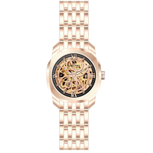 Orologio da <span class=keywords><strong>Donna</strong></span> Meccanico <span class=keywords><strong>di</strong></span> Lusso in Acciaio Inossidabile con Quadrante Scheletrato, Fondello Trasparente e Vetro Zaffiro - Product Image 6