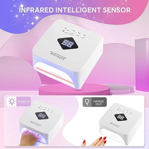 Lámpara UV Recargable para Uñas de Gel, 3 Modos de Temporizador, Secador Portátil Profesional de 120W, Secador de Uñas LED Inalámbrico - Product Image 4