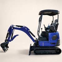 Mini-excavatrice avec moteur Kubota, 1,8 tonne, 2 tonnes, 3 tonnes, livraison gratuite, micro-excavatrice avec certification CE Euro5 EPA
