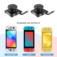 Module de remplacement FPC 3D Analog Hall TMR Joystick pour manette de jeu portable NS Switch/Lite/OLED Joy-con
