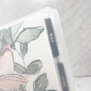 Couvertures de planificateur givrées pré-perforées personnalisables pour carnet à disques, couverture en PP avec coins arrondis - Product Image 4