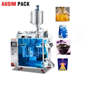 Doypack Packing Machine Liquid Spout Doypack Packing Machine 50 Ml 100ml 200ml Automatic Liquid Spout Doypack Packing Machine