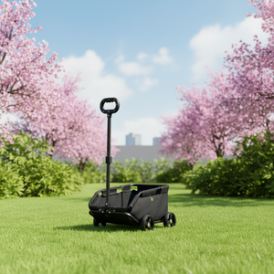 Carrito Plegable de 4 Ruedas <span class=keywords><strong>para</strong></span> Mascotas, Ligero, de Tela Oxford, con Cierre de Cremallera, <span class=keywords><strong>para</strong></span> <span class=keywords><strong>Perros</strong></span> Pequeños, el Más Vendido a Nivel Mundial - Product Image 1