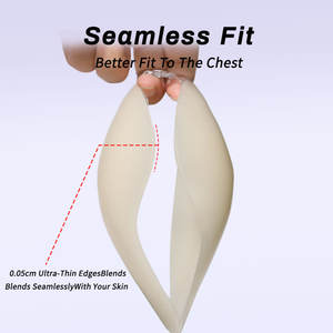 Coussinets d'allaitement solides ultra minces couvre-mamelons sans bretelles invisibles soutien-gorge Push up adhésif pour les seins affaissés accessoires de sous-vêtements - Product Image 5