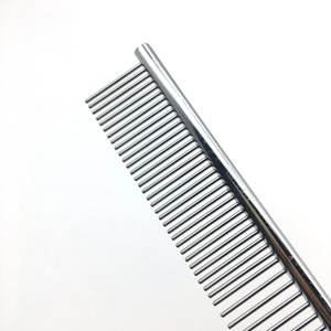 ラウンドハンドル犬ペット毛グルーミングツールペット金属櫛 - Product Image 5