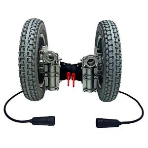 Montaje de motor de CC silla de ruedas eléctrica scooter accesorios 320W robot engranaje de alta potencia caja de cambios - Product Image 1