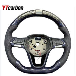 Volant forgé YTcarbon pour <span class=keywords><strong>Golf</strong></span> <span class=keywords><strong>8</strong></span> MK8 R-Line GTI <span class=keywords><strong>GTD</strong></span> GTE Arteon Tiguan Touareg POLO mise à niveau du volant - Product Image 6