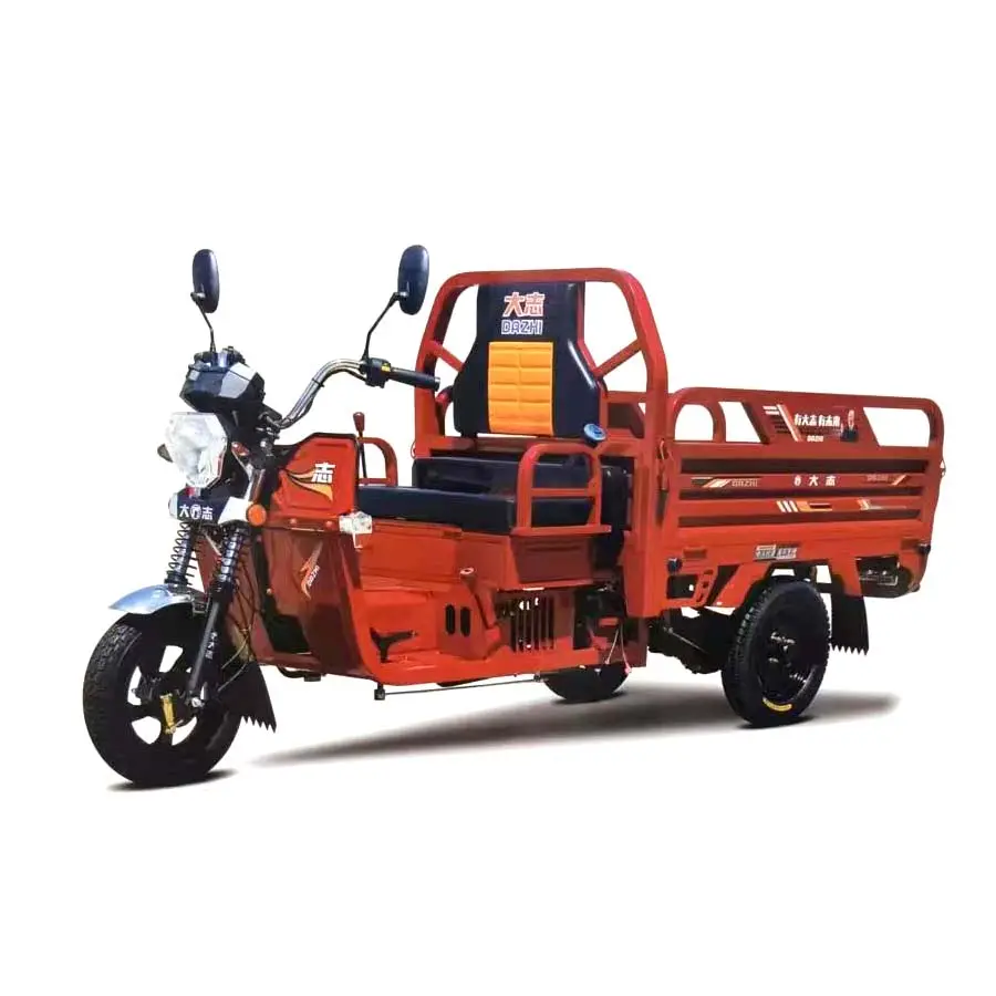 200cc Triciclo Heavy Load Cargo Tricycle with Hydraulic Lift for Sale 200cc Freight Motor Tricycle for Factory Agricultural