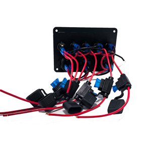 Interruttore <span class=keywords><strong>a</strong></span> bilanciere barca, pannello interruttore impermeabile fusibile per camion RV, <span class=keywords><strong>presa</strong></span> di corrente digitale voltmetro USB cc <span class=keywords><strong>12</strong></span> <span class=keywords><strong>Volt</strong></span> - Product Image 4