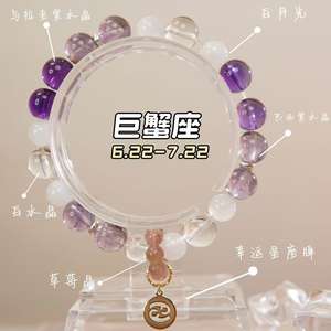 Gelang manik-manik batu alami kualitas tinggi gelang kuarsa uang tali elastis sesuai pesanan gelang horoskop kristal obat - Product Image 4