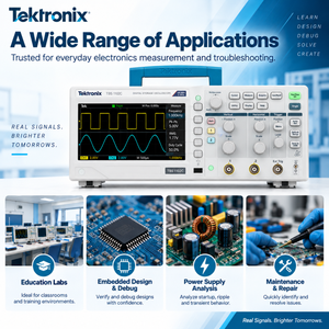 Osciloscopio Digital de Almacenamiento Tektronix TBS1102C, 100MHz, 1GS/s, 2 Canales, para Pruebas Electrónicas - Product Image 6