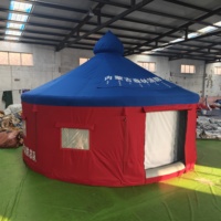Yurta Inflable Mongol Personalizable de Tela Oxford Resistente, Impermeable, para Uso Médico y de Caza al Aire Libre, Refugio Duradero