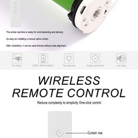 Moteur de matière double couche intérieur zèbre volets roulants motorisés batterie au lithium télécommande romaine verticale salon chambre à coucher