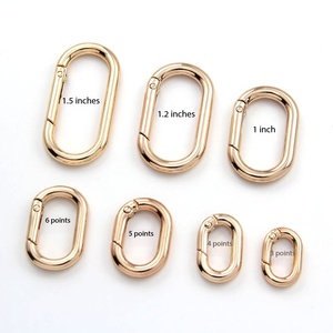 304 316ステンレス鋼オーバル型リングカラビナヘビーデューティー重工業用コネクタークイックリンクスナップフック50mm 60mm 80mm高強度 - Product Image 6